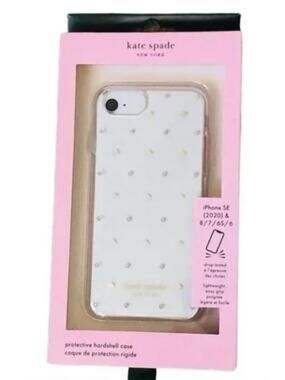 New Kate Spade iPhone Clear Sparkle Case